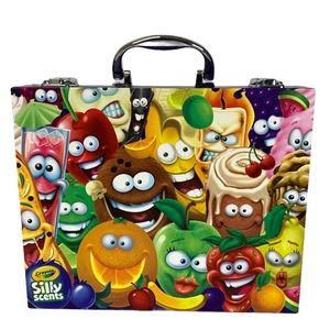 New Crayola Silly Scents markers crayons opened